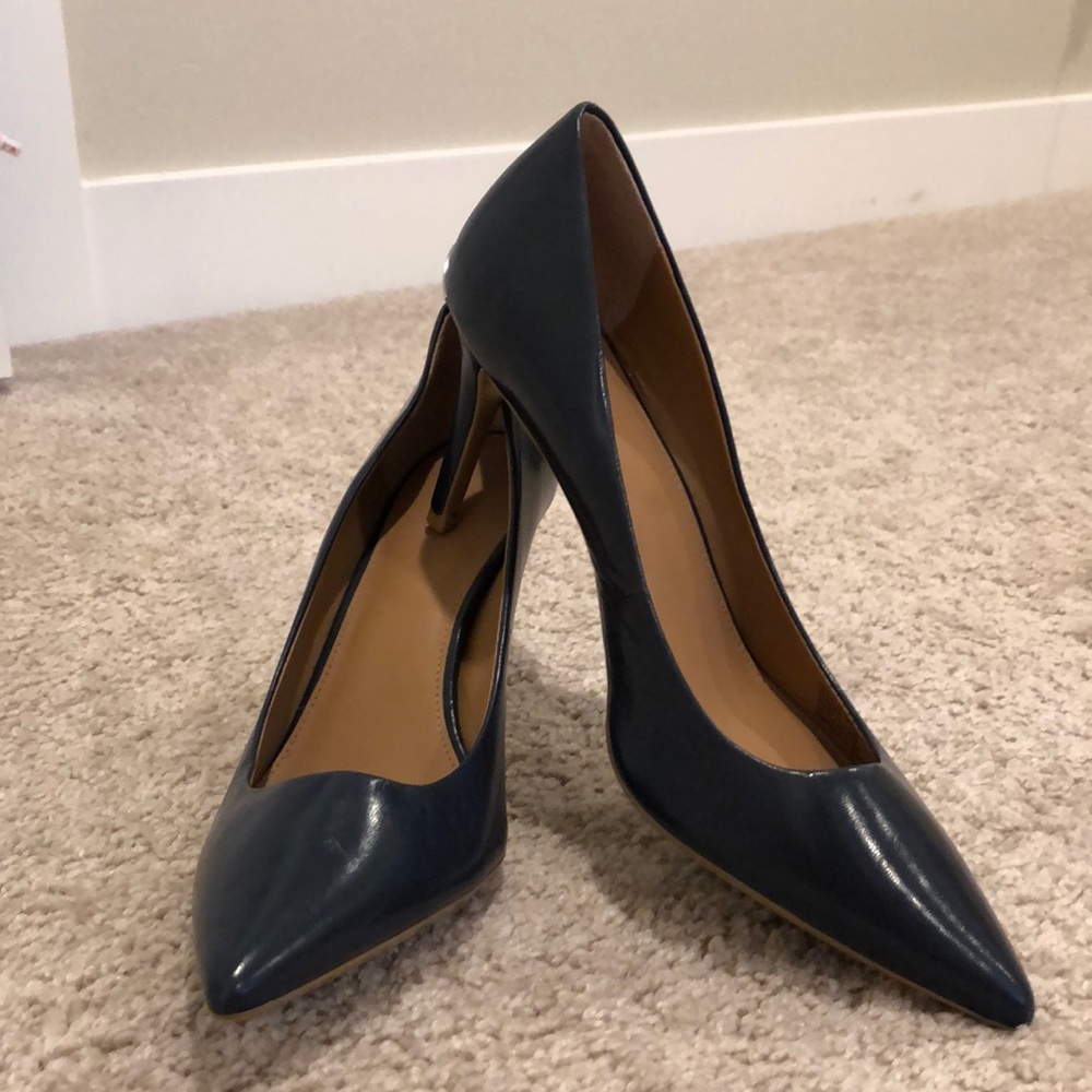 Calvin Klein Navy Blue Heels
